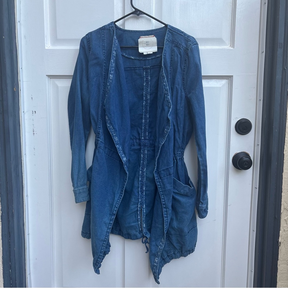 Anthropologie Hei Hei Women's Denim Jacket - Picture 2 of 11